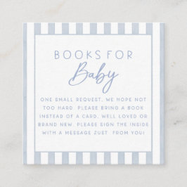 Ahoy It's A Boy Baby Shower Books for Baby Tilläggskort