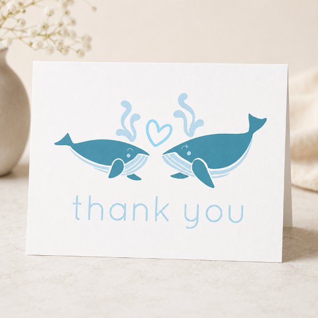 Ahoy It's a Boy Baby Shower Tackkort (Baby Shower Thank you)
