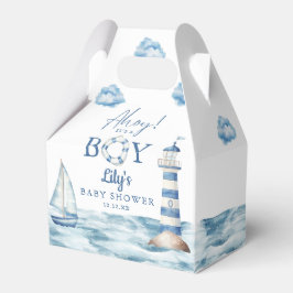 Ahoy It's A Boy - nautisk baby shower Presentaskar