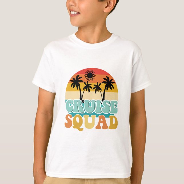 Ahoy, lilla kaptener! Kryssruta T-Shirt (Framsida)
