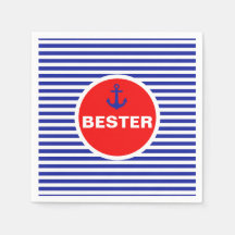 Ahoy! Napkins Nautior Party