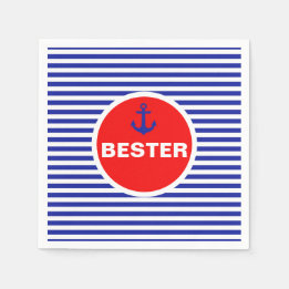 Ahoy! Napkins Nautior Party Pappersservett