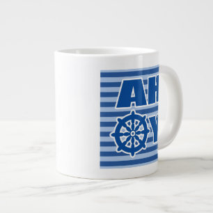 Ahoy Nursery Poster Jumbo Mugg