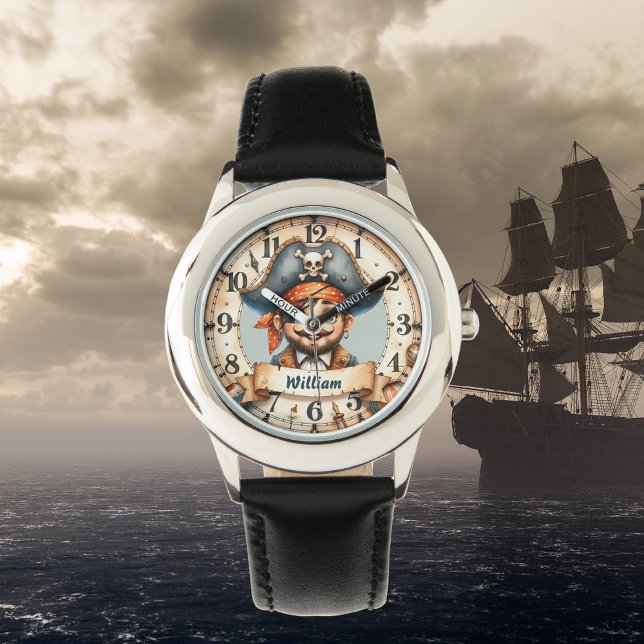 Ahoy Time! Pirate Adventure Watch Armbandsur (Skapare uppladdad)