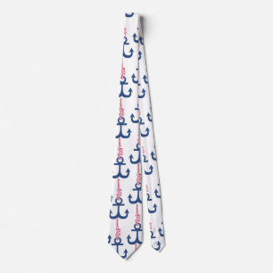 Ahoy Vintage Anchor-mönster. Slips