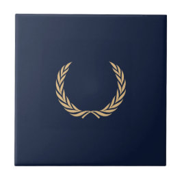 Ährenkranz Lorbeerkranz Laurel wreath Kakelplatta