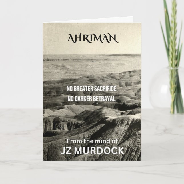 Ahriman - Science fiction Screenplay Tack Kort (Framsida)