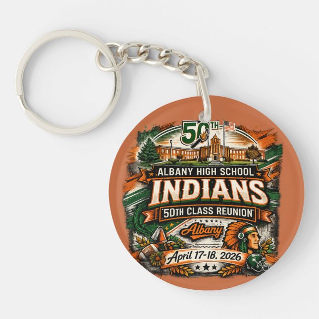 AHS 50yr reunion keychain (Framsidan)