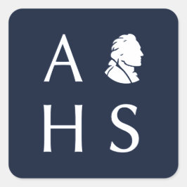 AHS-dekal Fyrkantigt Klistermärke
