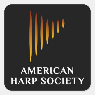 AHS Logotyp Black Stickers Fyrkantigt Klistermärke