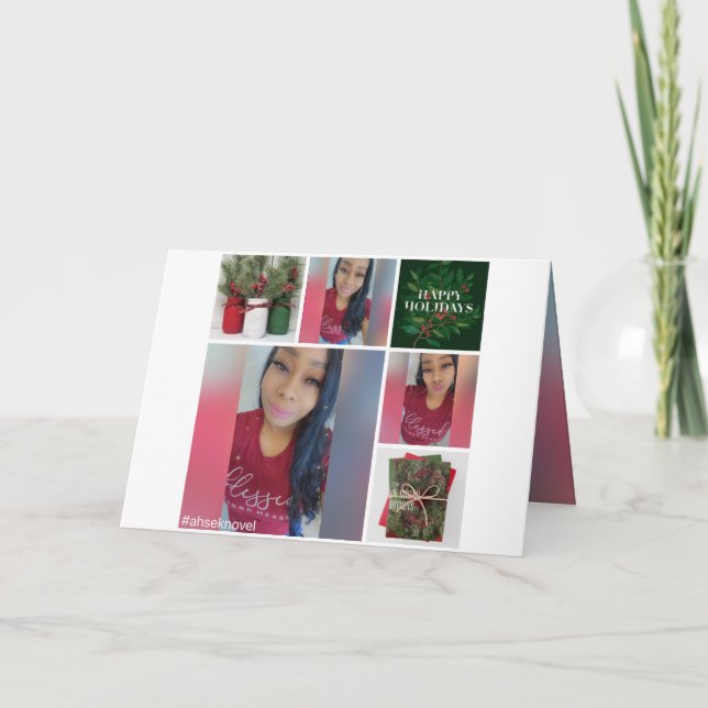 Ahsek Novel Helgdag Card 1 Helgkort (Framsida)