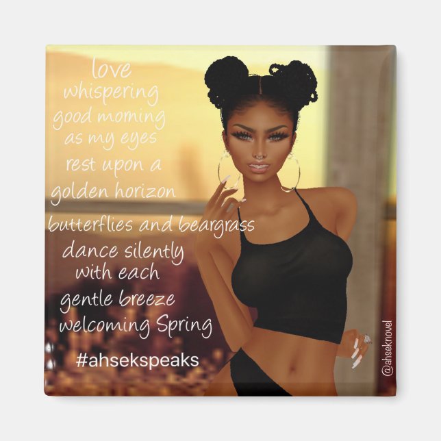 Ahsek Novel Poetry Magnet 7 (Framsidan)