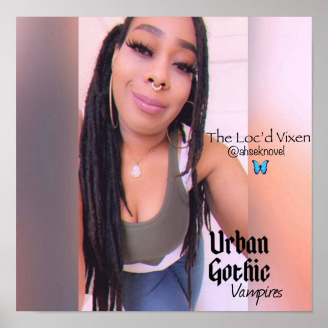 Ahsek Novel x Urban Gothic Vampires Poster 909 (Framsidan)