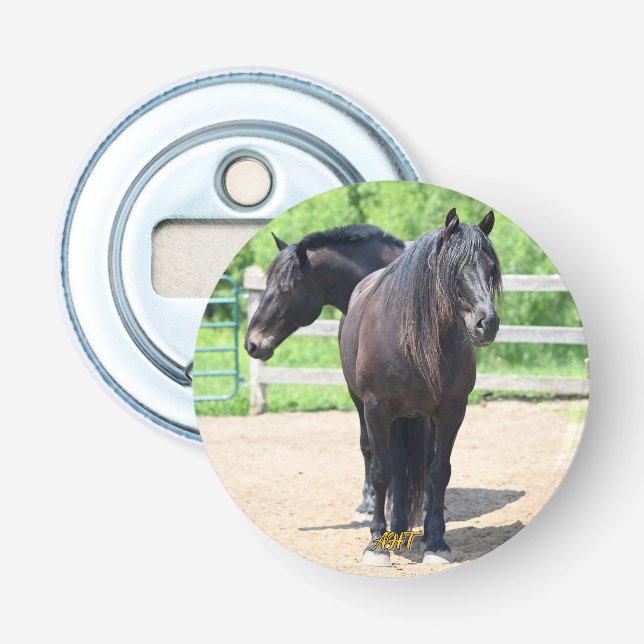 AHT Horse Rädding Sherrif och Goliath Flasköppnare (Framsidan)