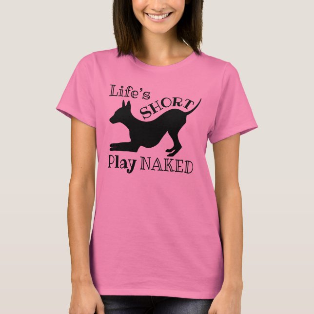 AHT "Life's Kort" Women's Tye Dye Tee (Framsida)