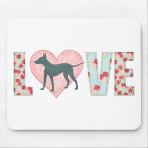 AHT-shabby chic "kärlek" Mousepad Musmatta