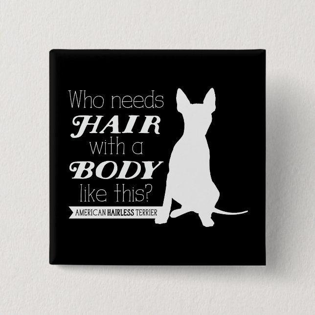 AHT "vem behöver hår?", Buton Knapp (Framsida)