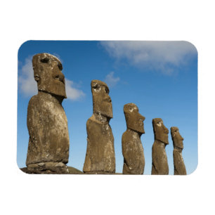 Ahu Akivi, Rapa Nui, Påsk Island, Chile 2 Magnet