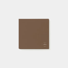 Ahua Original Logotyp Brown  Post-it Block
