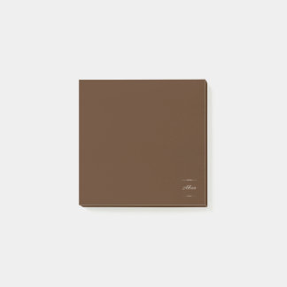 Ahua Original Logotyp Brown Post-it Block