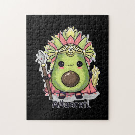Ahuacatl Aztec Warrior Avocado Pussel