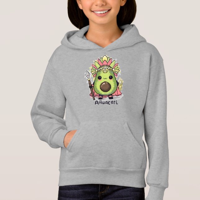 Ahuacatl Aztec Warrior Avocado T Shirt (Framsida)