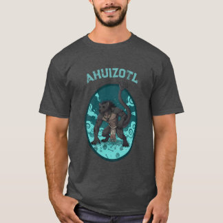 Ahuizotl Water Guardian Art - Aztec Mythic Legend T Shirt