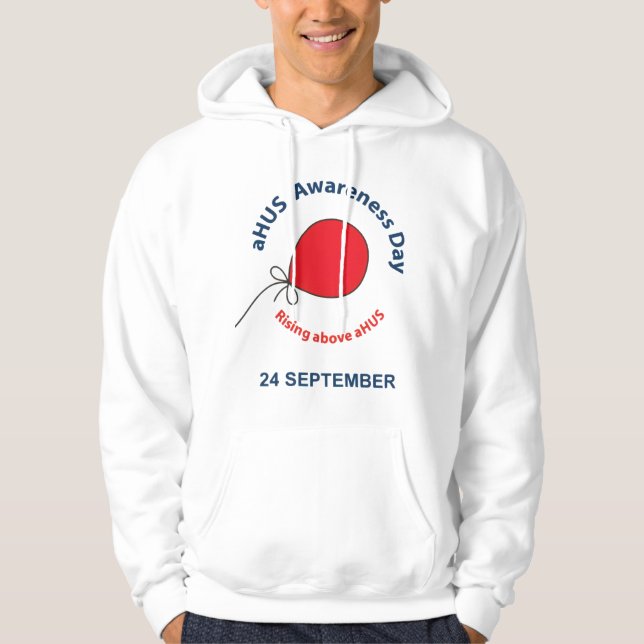 aHUS-medvetandedagen, herrarnas sweatshirt  (Framsida)
