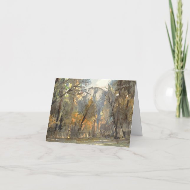 Ahwahnee Gräsmatta Card Kort (Framsida)