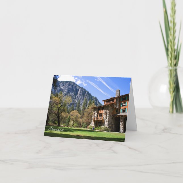 Ahwahnee Greeting Card Kort (Framsida)
