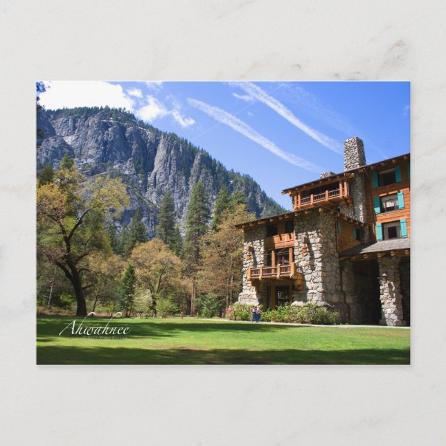 Ahwahnee Hotel Postcard Vykort (Framsida)