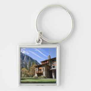 Ahwahnee Photo Keychain Fyrkantig Silverfärgad Nyckelring