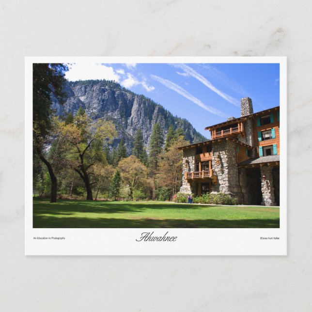 Ahwahnee Vykort (Framsida)