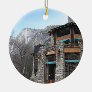 Ahwahneen- Yosemite Julgransprydnad Keramik