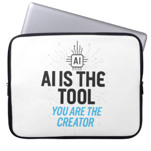 AI Aesthetic Creator: Abstrakt Co-Creation Digital Laptop Fodral