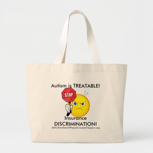 AI är behandlingsbar hänger lös Jumbo Tygkasse (Framsidan)