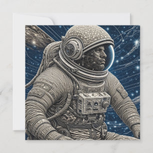 Ai Art Astronaut i rymden