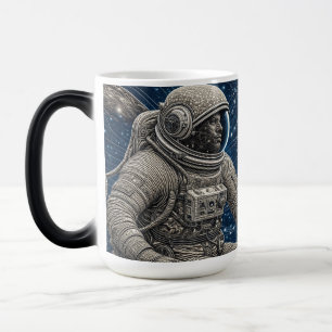 Ai Art Astronaut i rymden Magisk Mugg