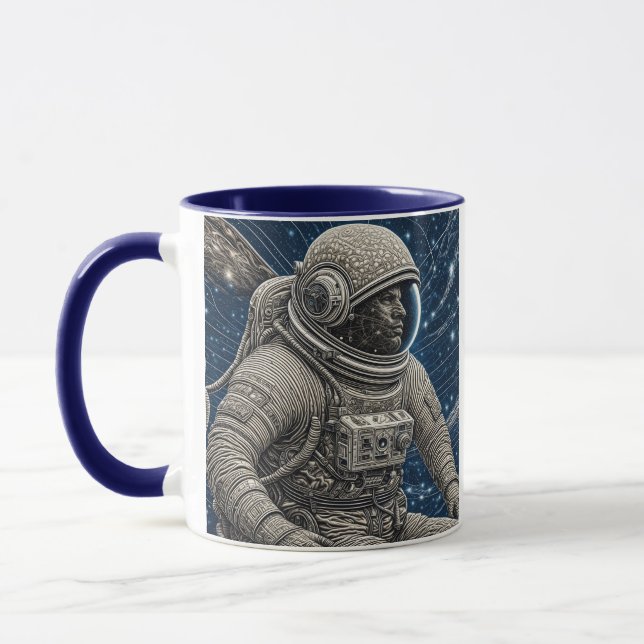 Ai Art Astronaut i rymden Mugg (Vänster)