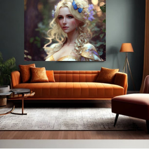 AI art Beauty and Mode Model Poster