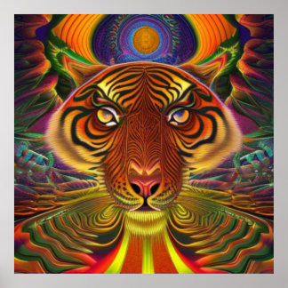 AI Art Bitcoin Crypto NFT Art Poster