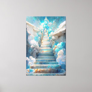 AI Art Gallery™ - Stairway to Heaven: Faith Canvastryck