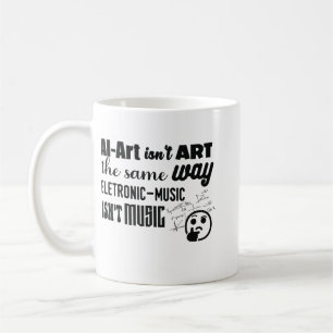 AI-Art Ins är inte på samma sätt som... Kaffemugg