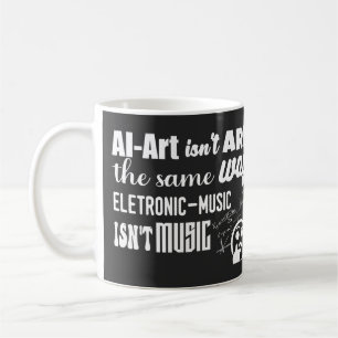 AI-Art Ins är inte på samma sätt som... Kaffemugg