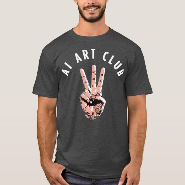 AI Art Klubb T Shirt (Framsida)