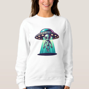 Ai Art med UFO-uppspelning utlänning T Shirt
