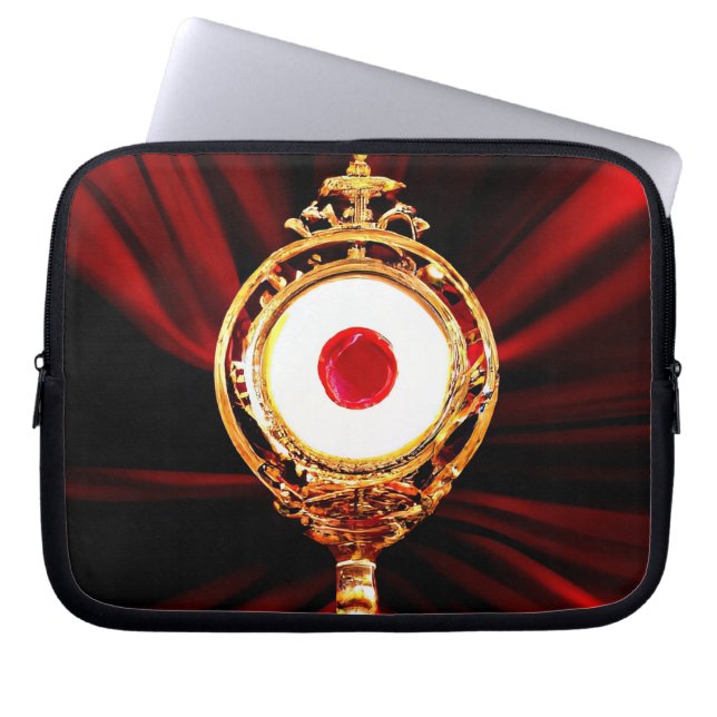 AI Art of A Eucharistic Miracle Laptop Fodral (Framsidan)