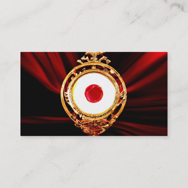 AI Art of A Eucharistic Miracle Visitkort (Baksida)