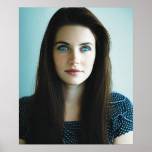 AI Art Womans Porträtt Poster