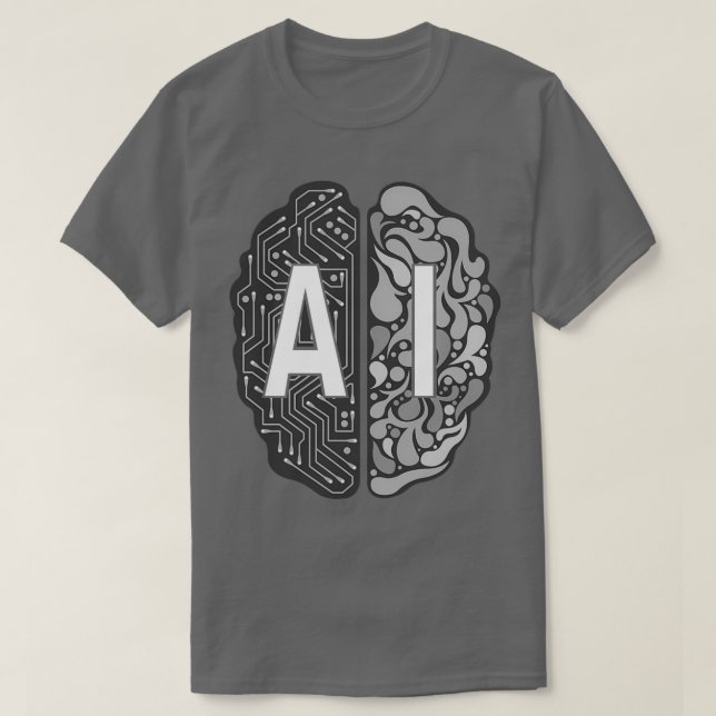AI artificiell intelligens  T Shirt (Design framsida)